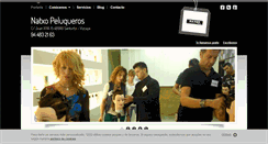 Desktop Screenshot of natxopeluqueros.com