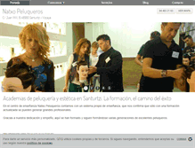 Tablet Screenshot of natxopeluqueros.com